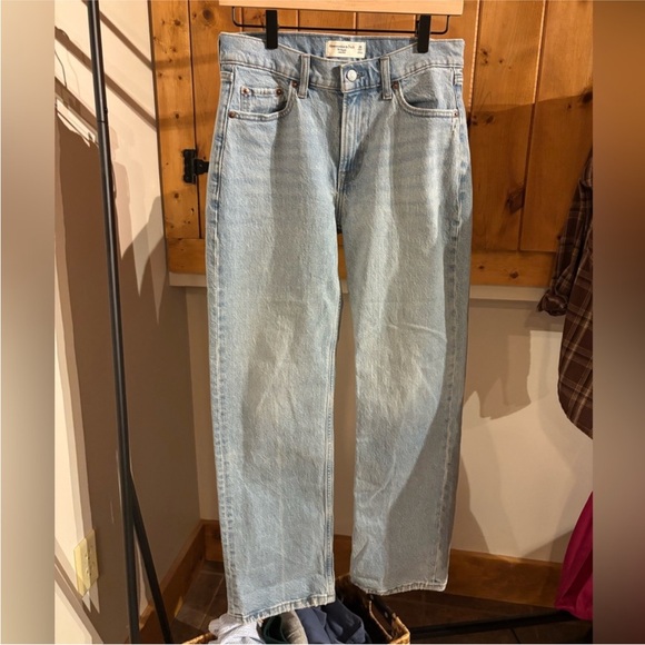 Abercrombie & Fitch Light Blue Jeans The baggy low rise - Picture 3 of 9